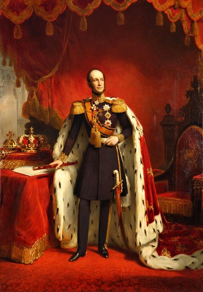 Ritratto di Guglielmo II dei Paesi Bassi (1792-1849) da Nicolaas Pieneman